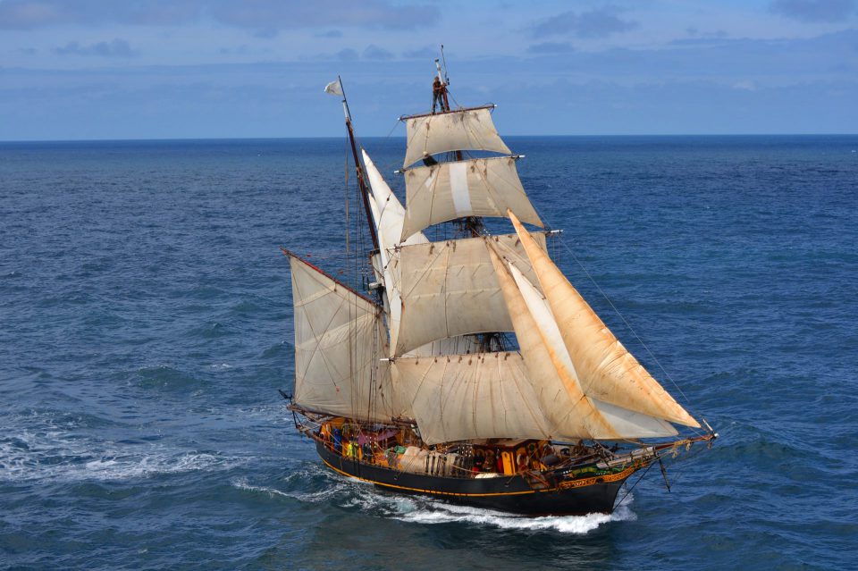 Tres Hombres sailing ship